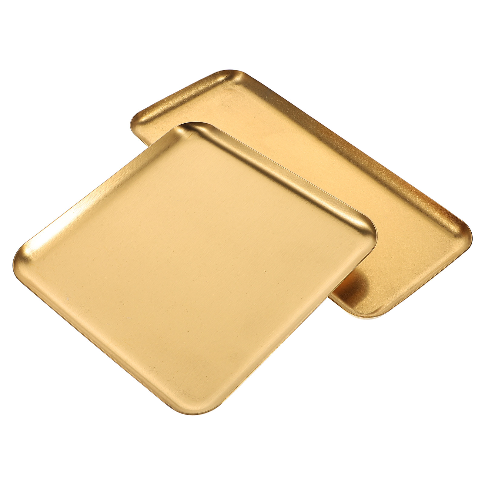Food Snacks Easy - 2Pcs Easy Clean Vintage Gold Stainless