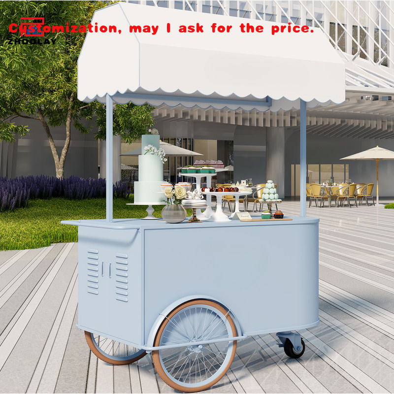 Snacks Food Stall - custom.Portable Street Food Stand Mobile Market