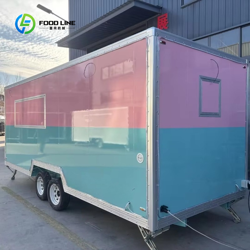 Food Snacks Easy - Customized Towable Food Trailer Pizza and