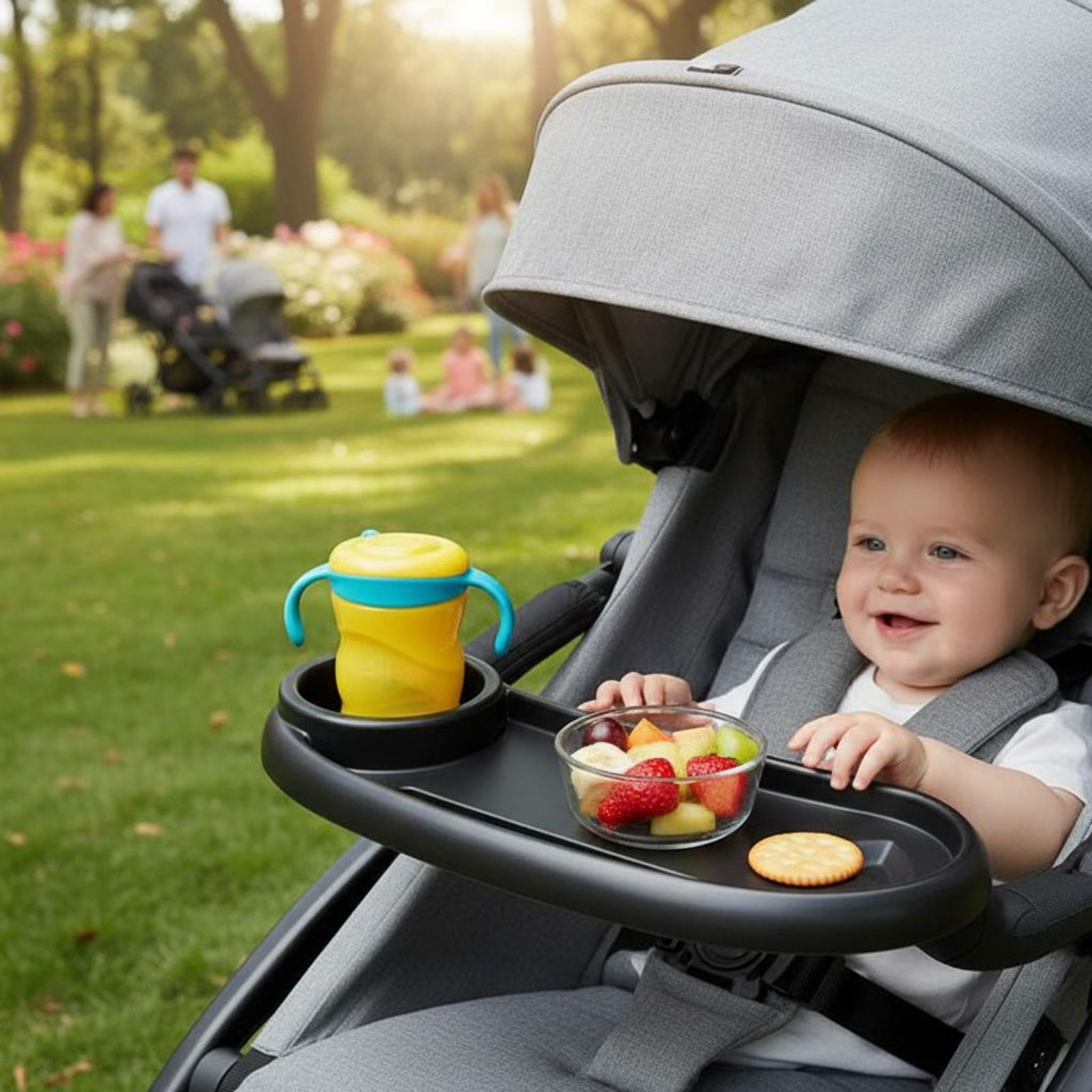 Baby Pram Food Tray Material U - đánh giá và giá Food Snacks Easy