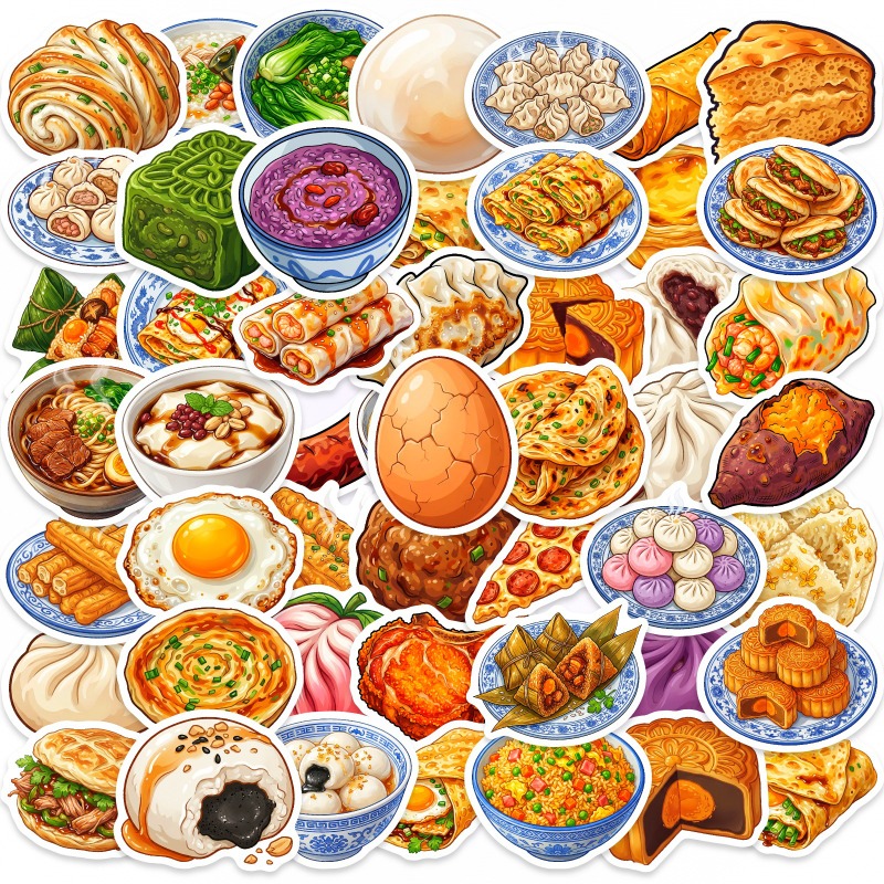 50pcs Chinese Food Diary, Non- - đánh giá và giá Food Like Snacks
