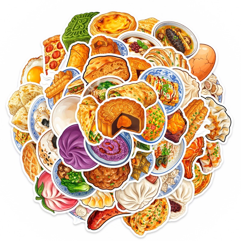 50pcs Chinese Food Diary, Non- - đánh giá và giá Food Like Snacks