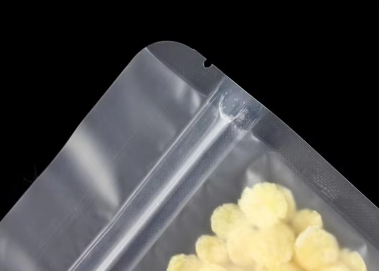 Stand Up Frosted Ziplock Bags  - đánh giá và giá Food Snacks Logos