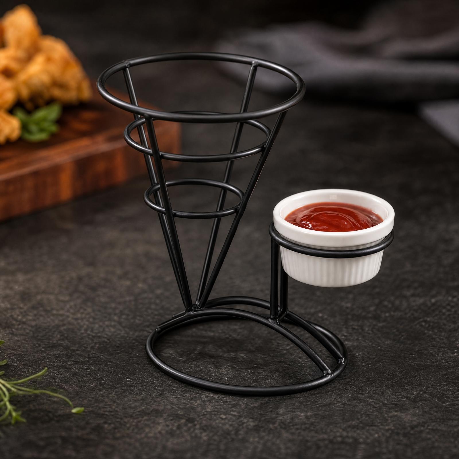 Wire Cone Snack Display Stand  - đánh giá và giá Snacks Food Stall