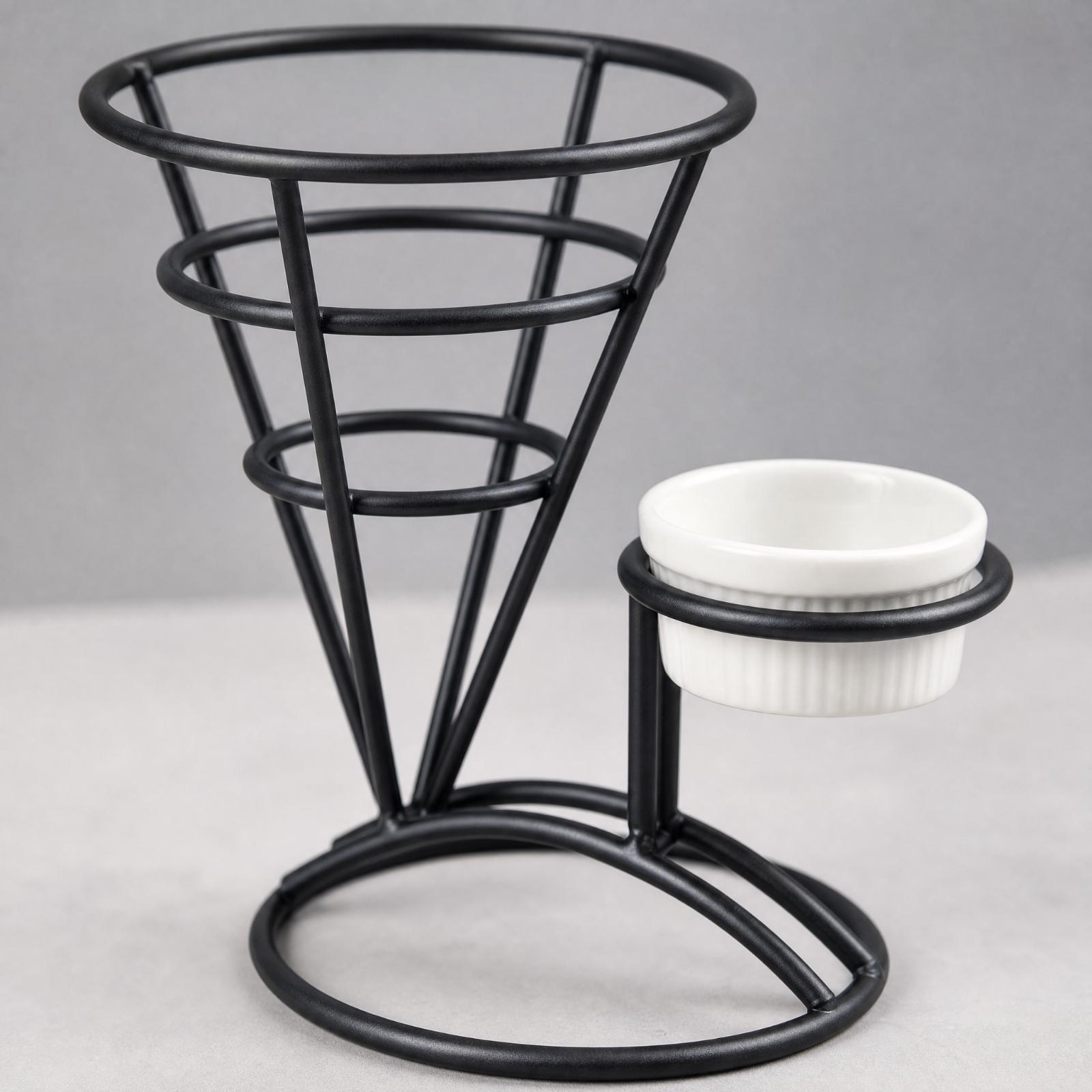 Wire Cone Snack Display Stand  - đánh giá và giá Snacks Food Stall
