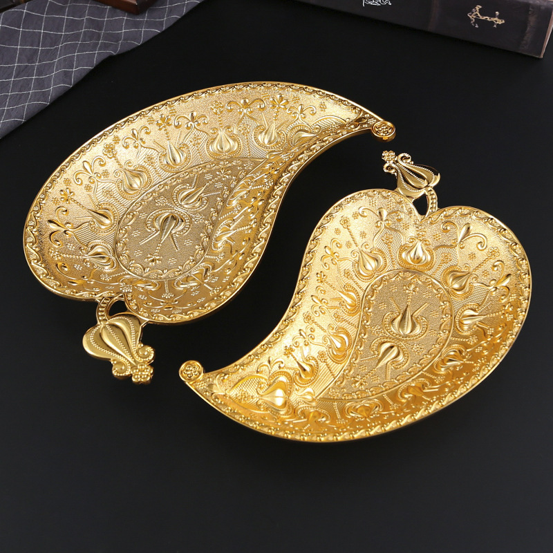 Creative Zinc Alloy Golden Lea - đánh giá và giá Zinc Food Snacks