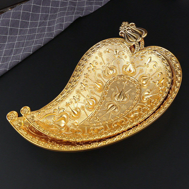 Creative Zinc Alloy Golden Lea - đánh giá và giá Zinc Food Snacks