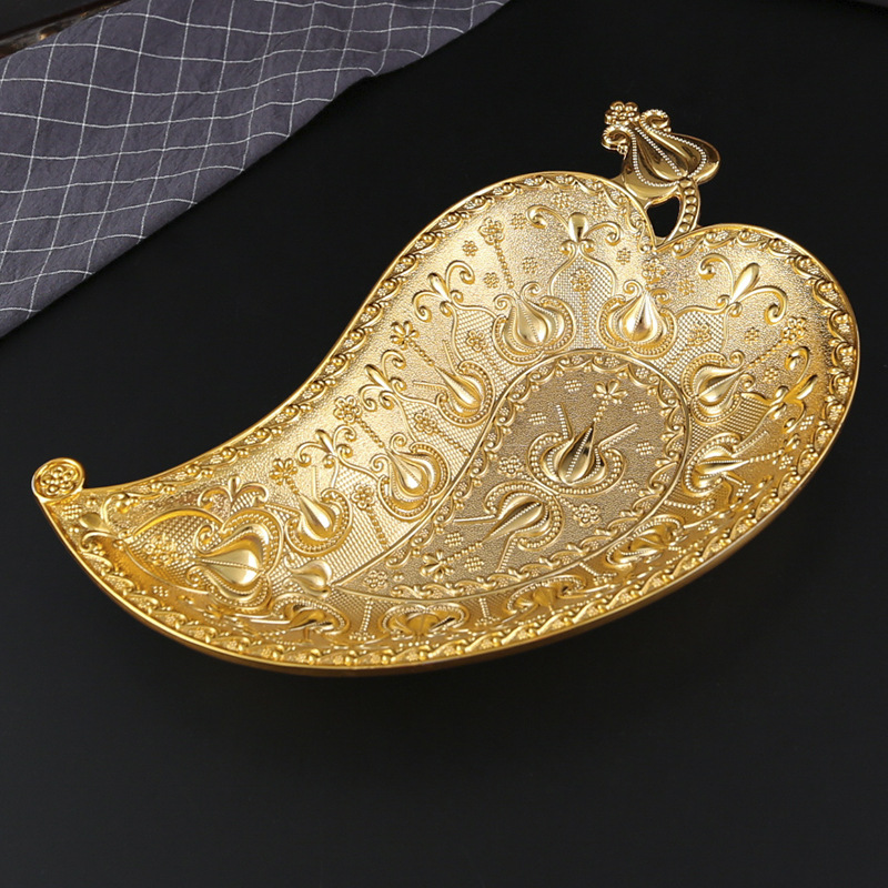Creative Zinc Alloy Golden Lea - đánh giá và giá Zinc Food Snacks
