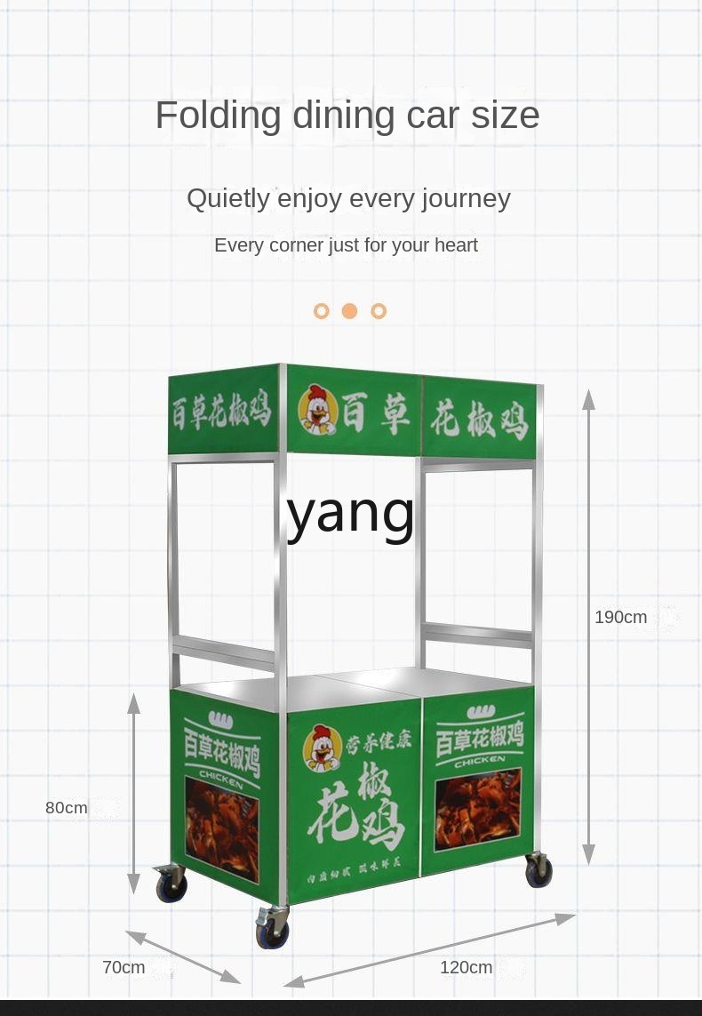LTT Foldable Stainless Steel H - đánh giá và giá Snacks Food Stall
