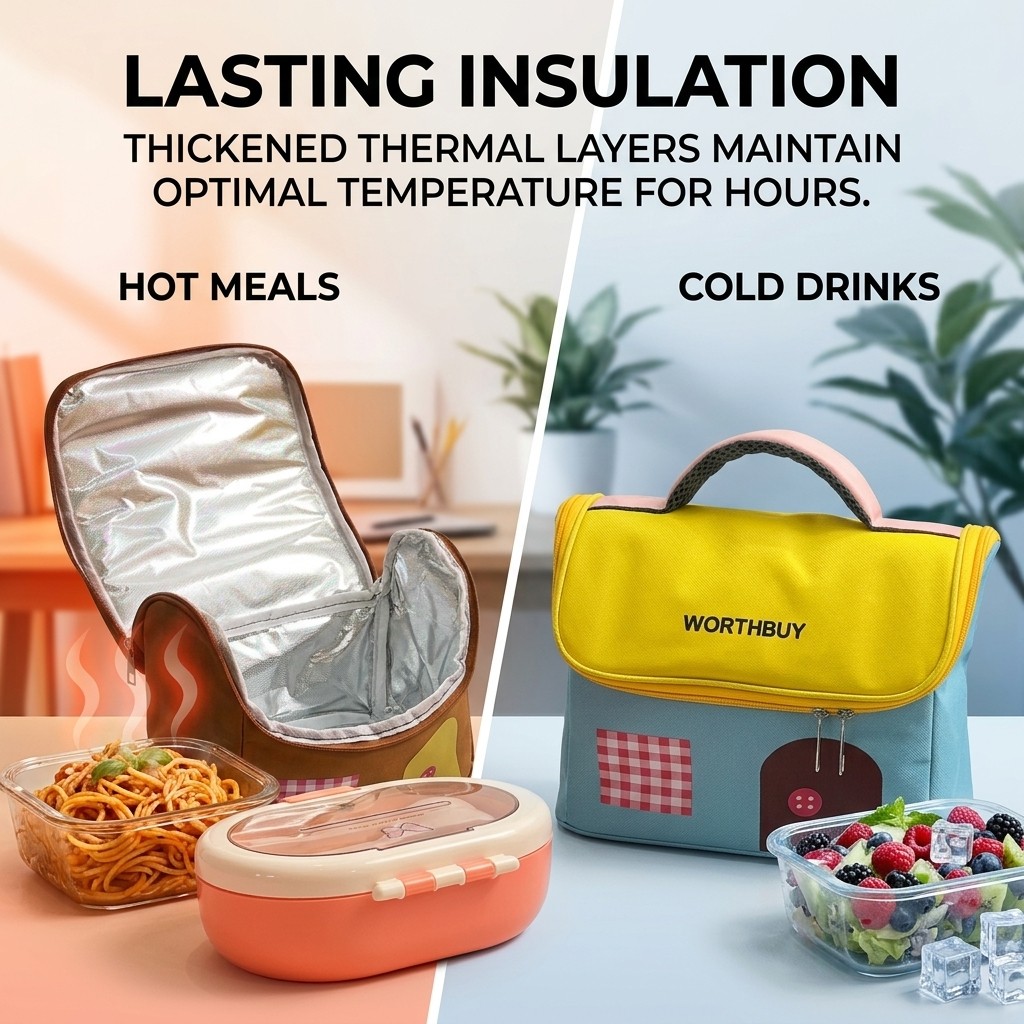 Oxford Thermal Lunch Bag with  - đánh giá và giá Food Xxl