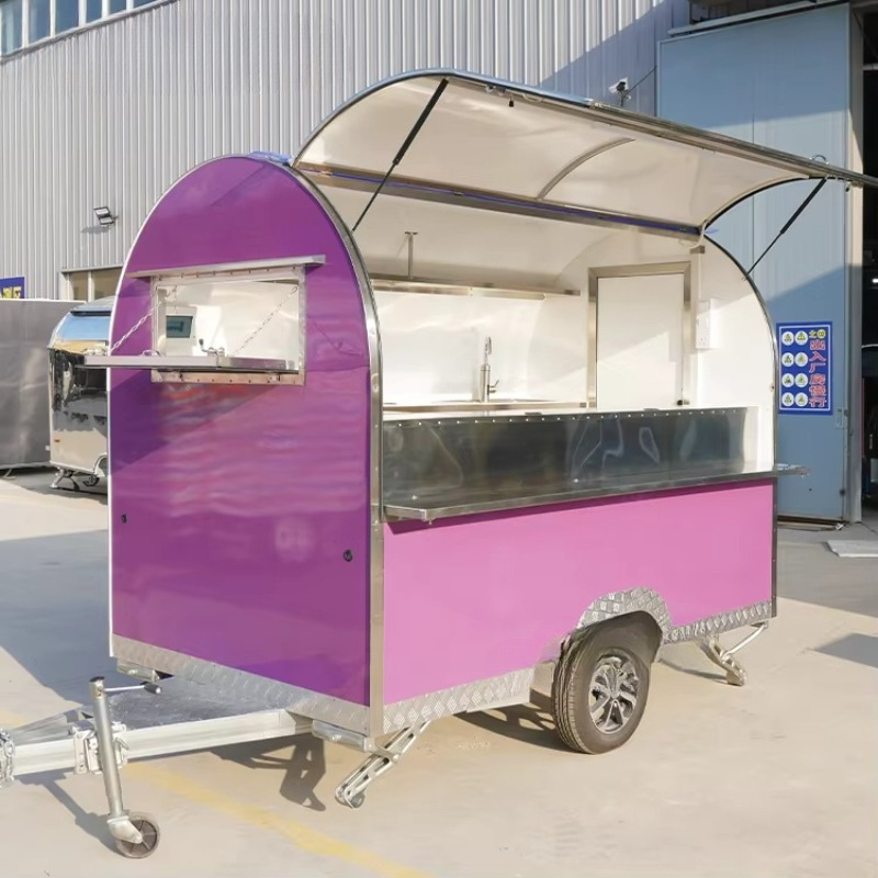 Outdoor Street Fast Food Stall - đánh giá và giá Snacks Food Stall