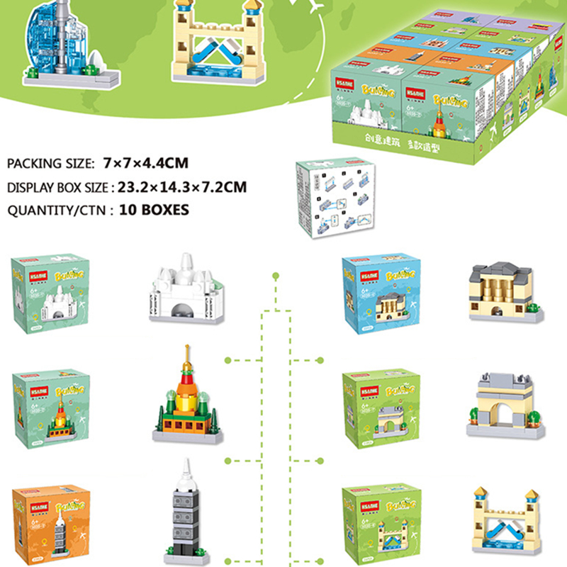 10in1 Cute Architectural Stree - đánh giá và giá Food Snacks Ideas