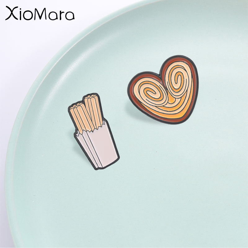 Funny Snack Enamel Pin, Churro - đánh giá và giá Zinc Food Snacks