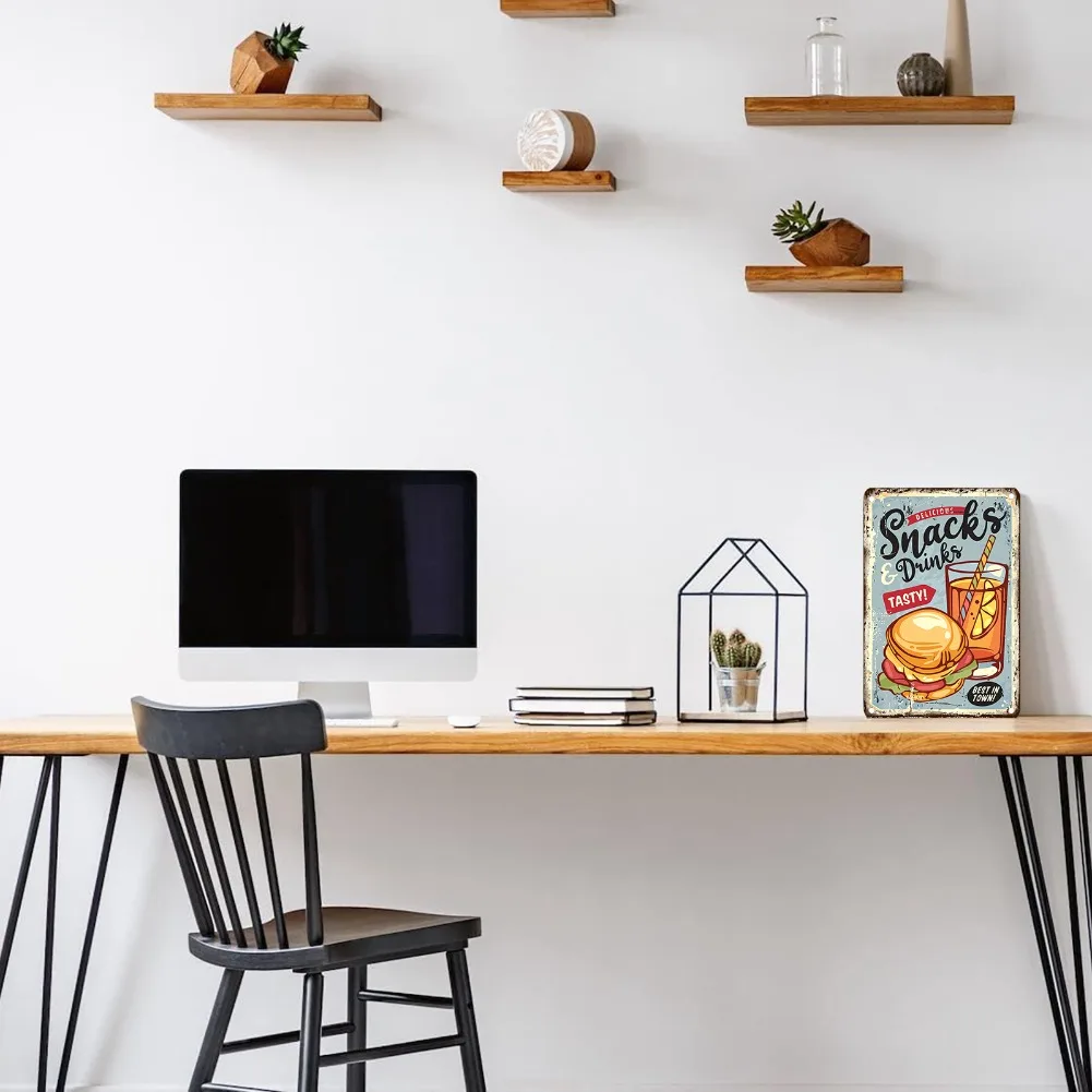 Vintage Food Metal Sign, 12x8  - đánh giá và giá Food Snacks Easy