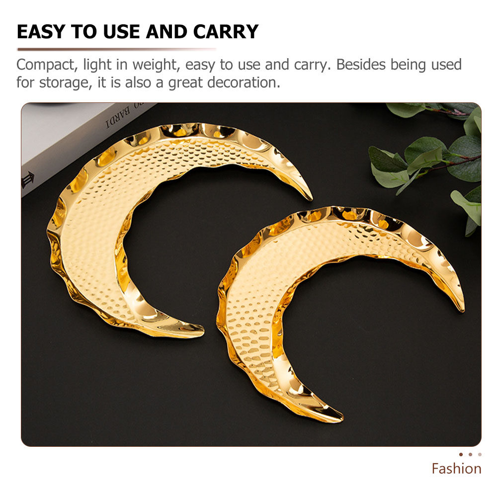 1Pcs Moon Shape Metal Food Ser - đánh giá và giá Zinc Food Snacks