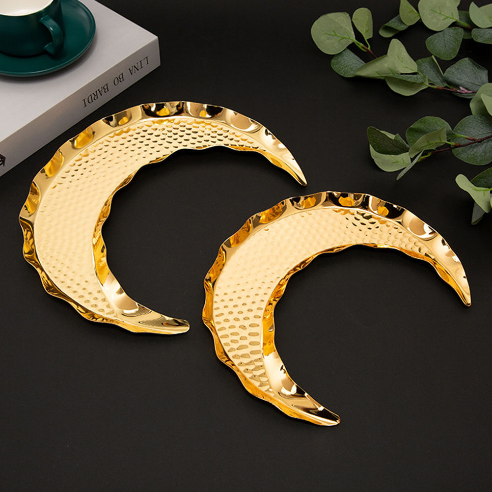 1Pcs Moon Shape Metal Food Ser - đánh giá và giá Zinc Food Snacks