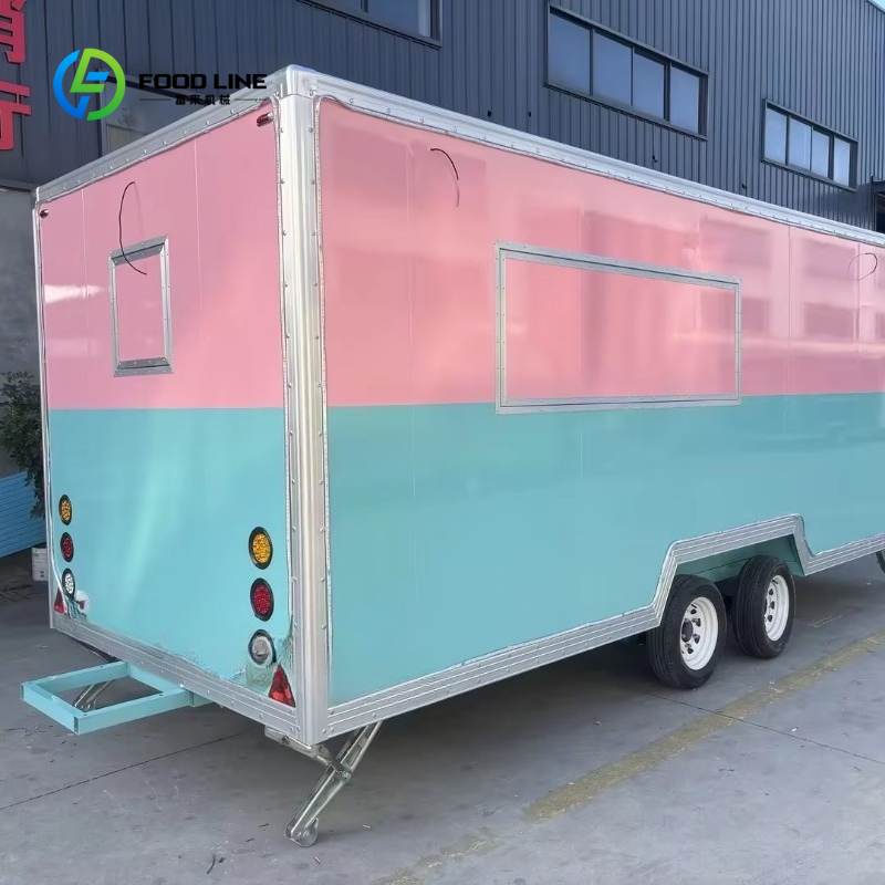Customized Towable Food Traile - đánh giá và giá Food Snacks Easy