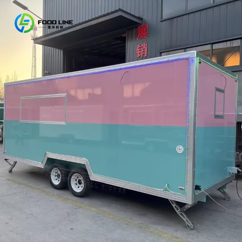 Customized Towable Food Traile - đánh giá và giá Food Snacks Easy