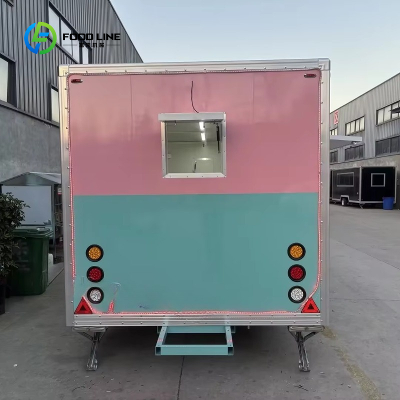 Customized Towable Food Traile - đánh giá và giá Food Snacks Easy