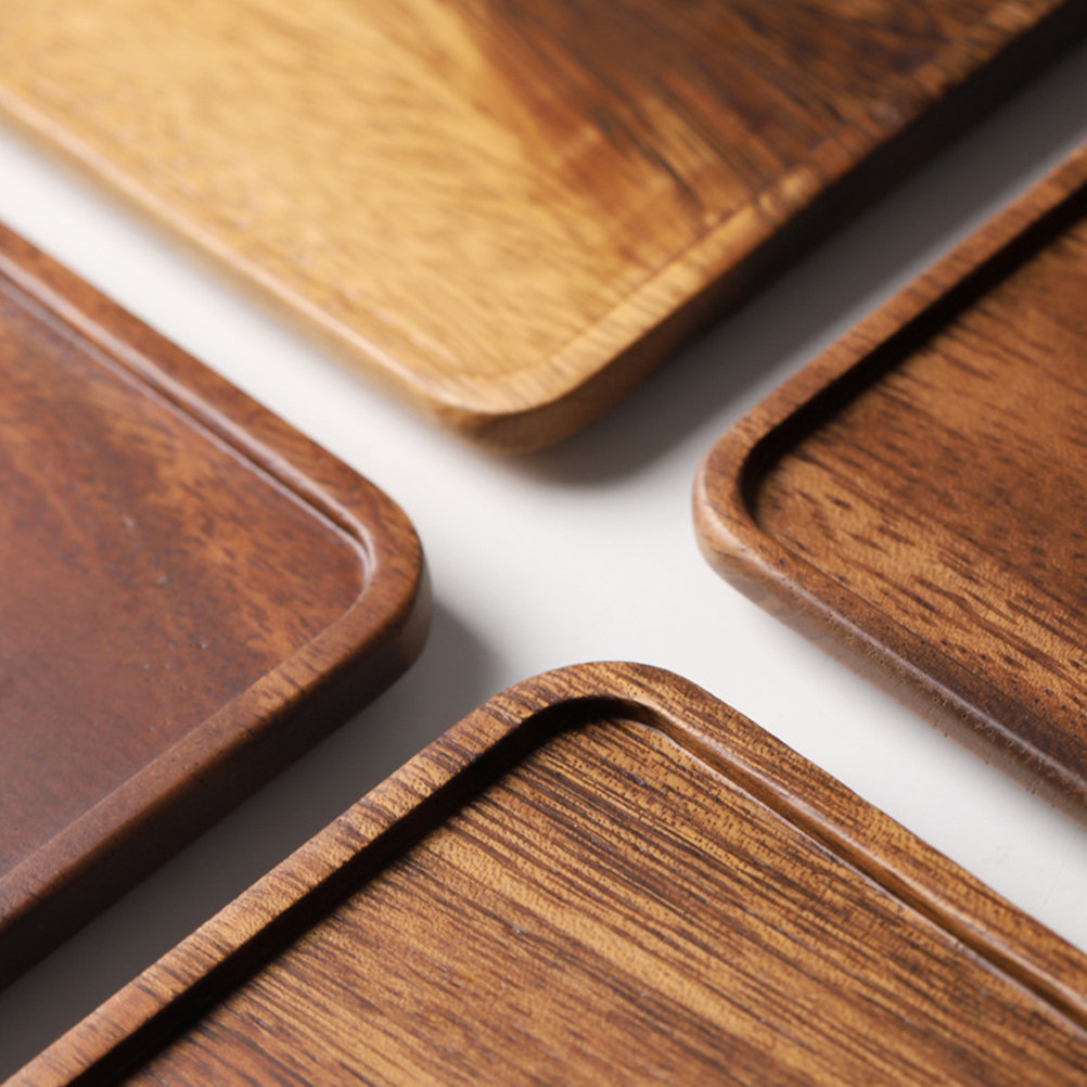 Walnut Wood Fruit Tray Natural - đánh giá và giá Food Snacks Easy